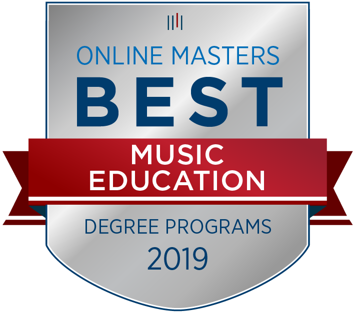Online Masters Best Music Education badge